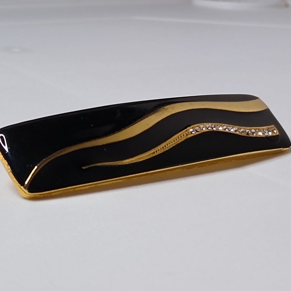 Vintage Rectangular Brooch - image 1